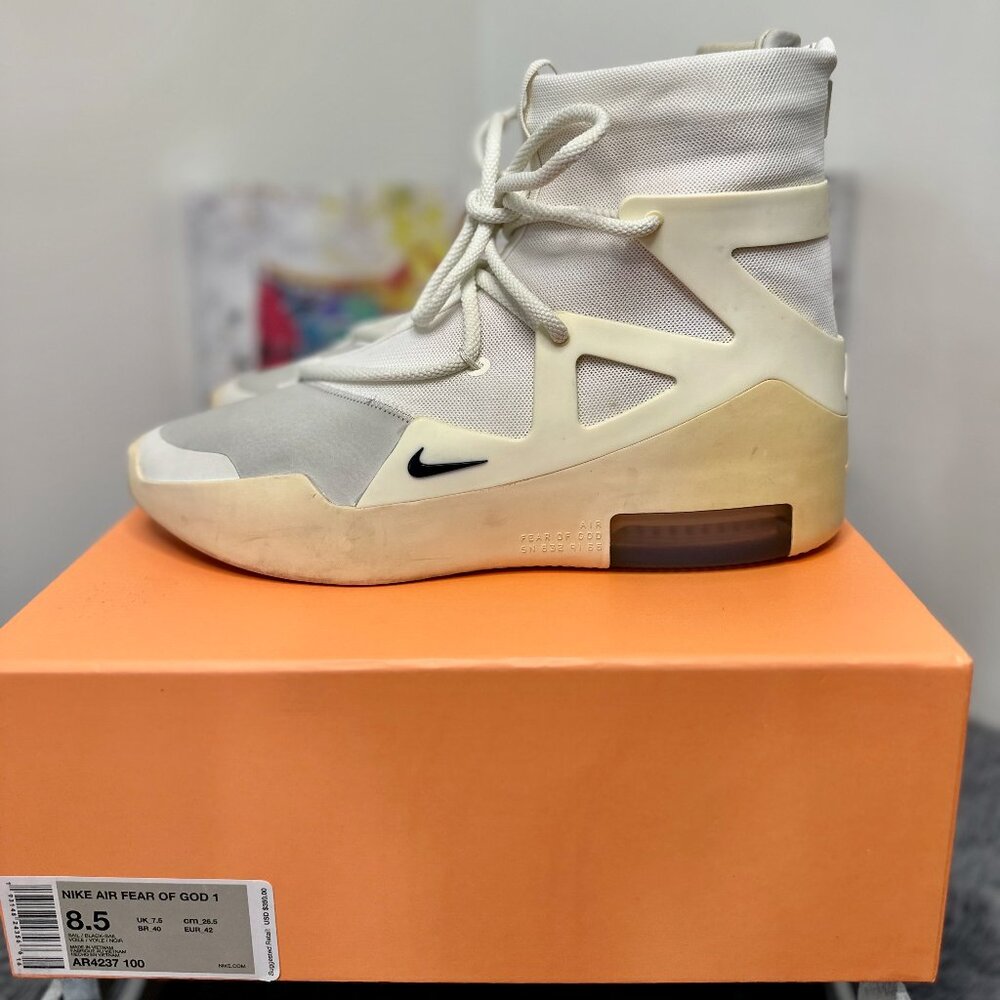 Nike Air Fear of God 1 “Light Bone” - Picture 6 of 6